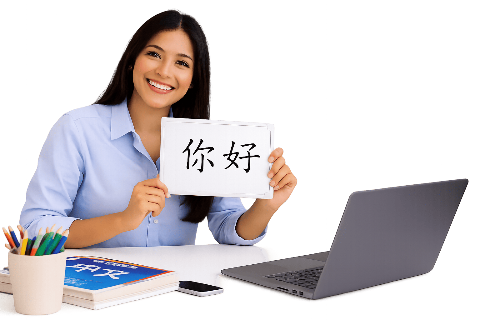 Adulto aprendiendo chino mandarín online en Instituto Lao